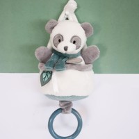Peluche musicale Panda gris - 20 cm