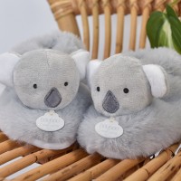 DC3997-Chaussons bébé en peluche Koala - Unicef - 0-6  mois