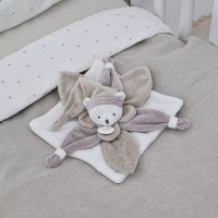 DC2922- Doudou plat Ours Collector taupe - 24 cm